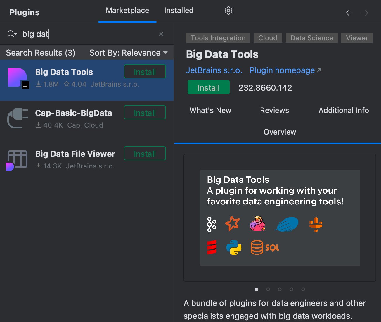 Plugins | DataGrip 文档