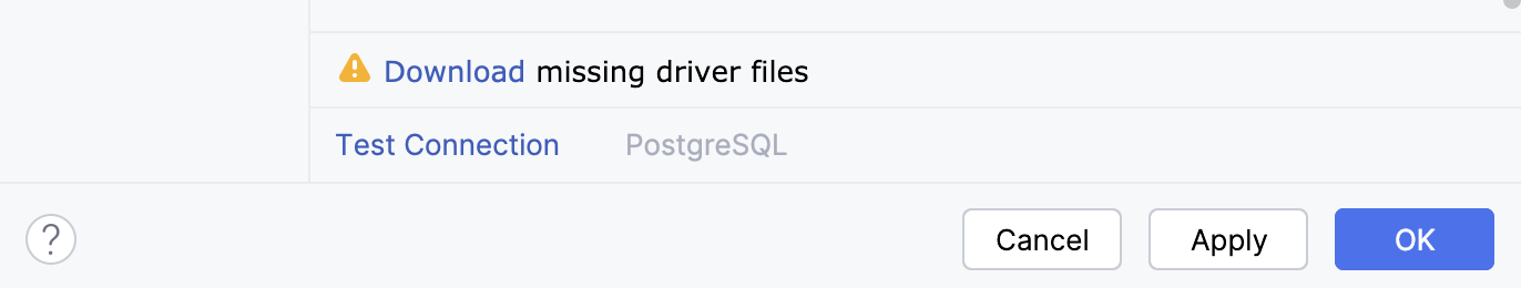 The new data source settings