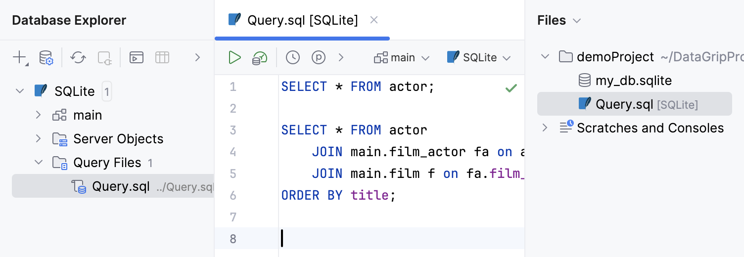 Query file