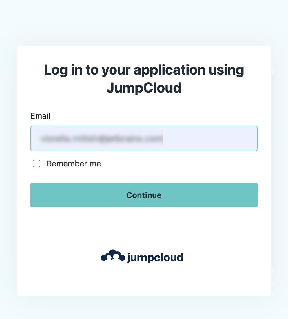 Log in to your JumpCloud account