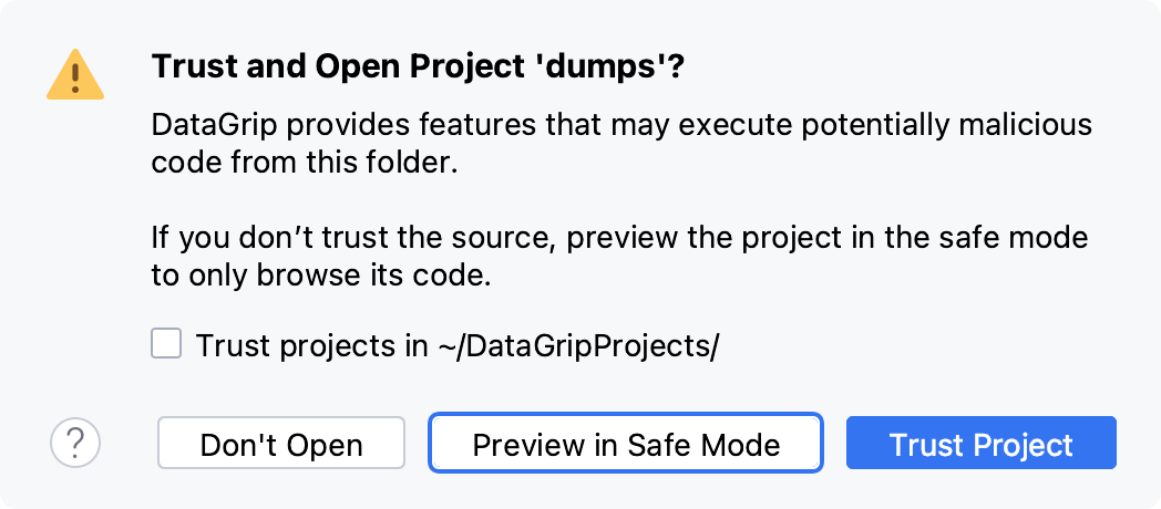 Untrusted Project Untrusted Project