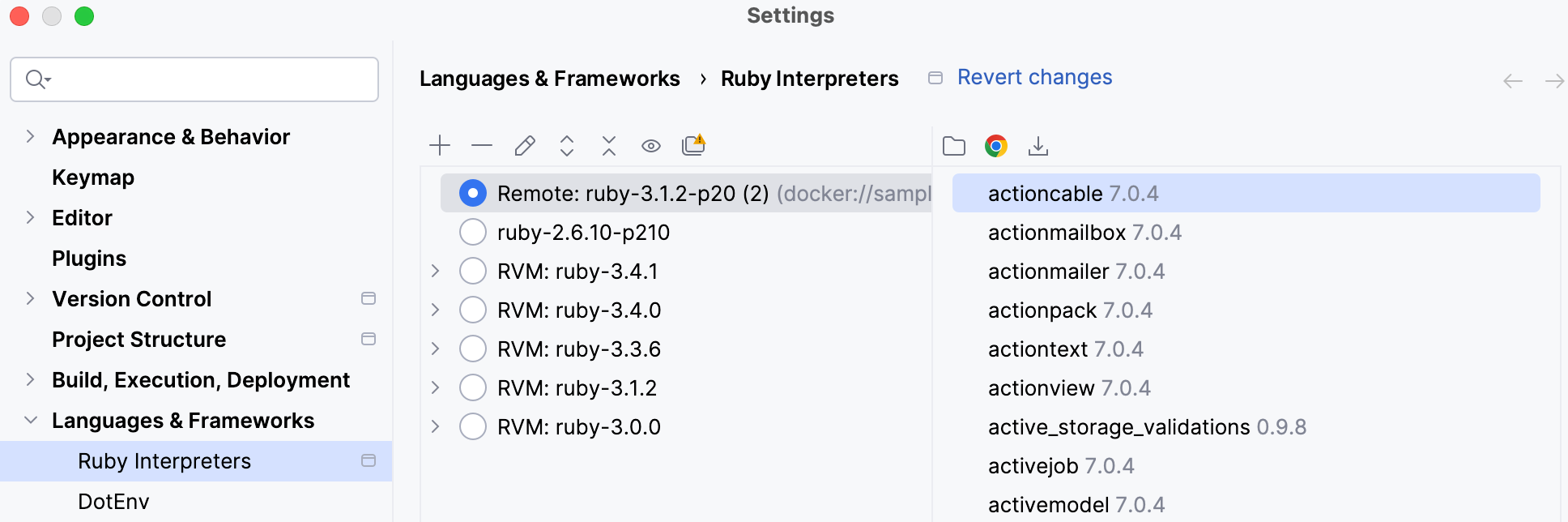 Ruby Interpreter: Docker