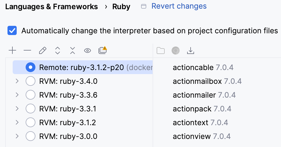 Ruby Interpreters: Docker Compose