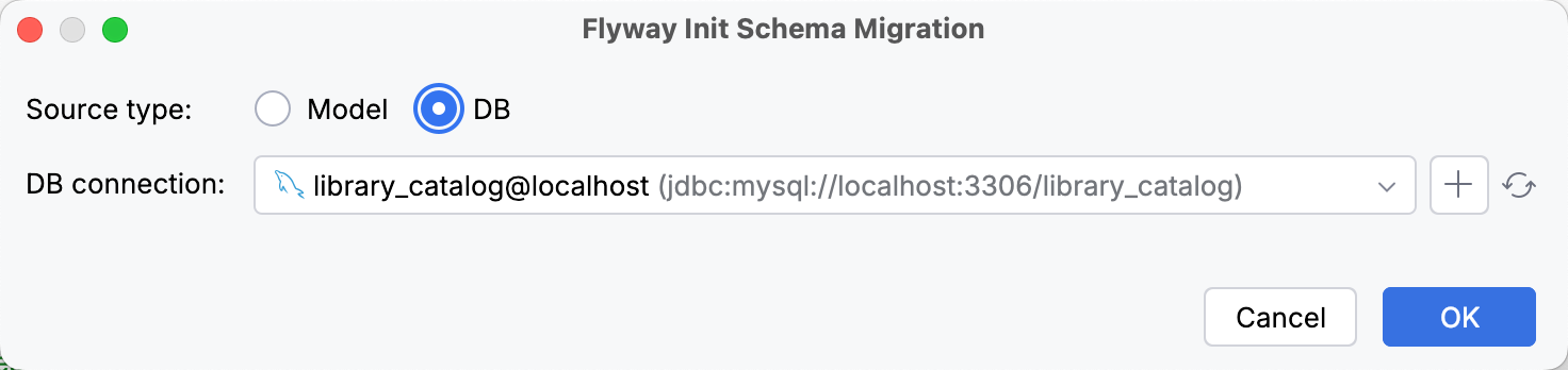 init-schema-changelog init-schema-changelog
