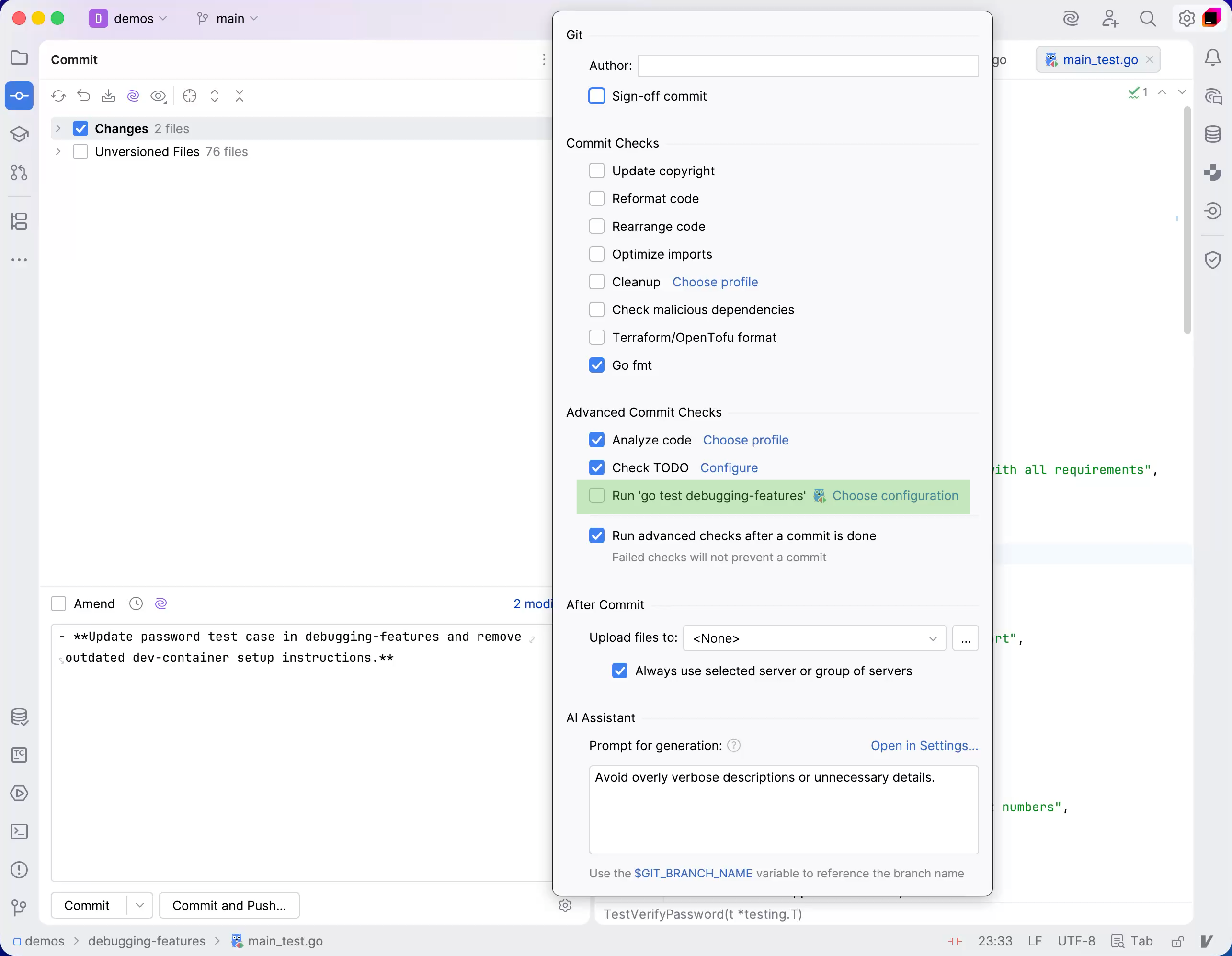 高级提交选项弹出窗口 高级提交选项弹出窗口