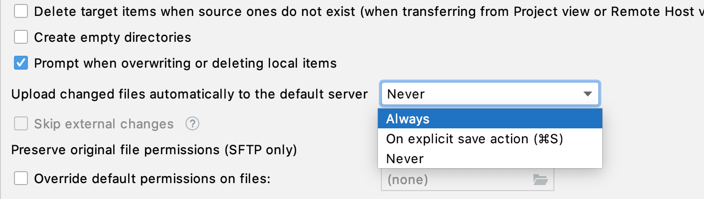 配置上传和下载设置 配置上传和下载设置