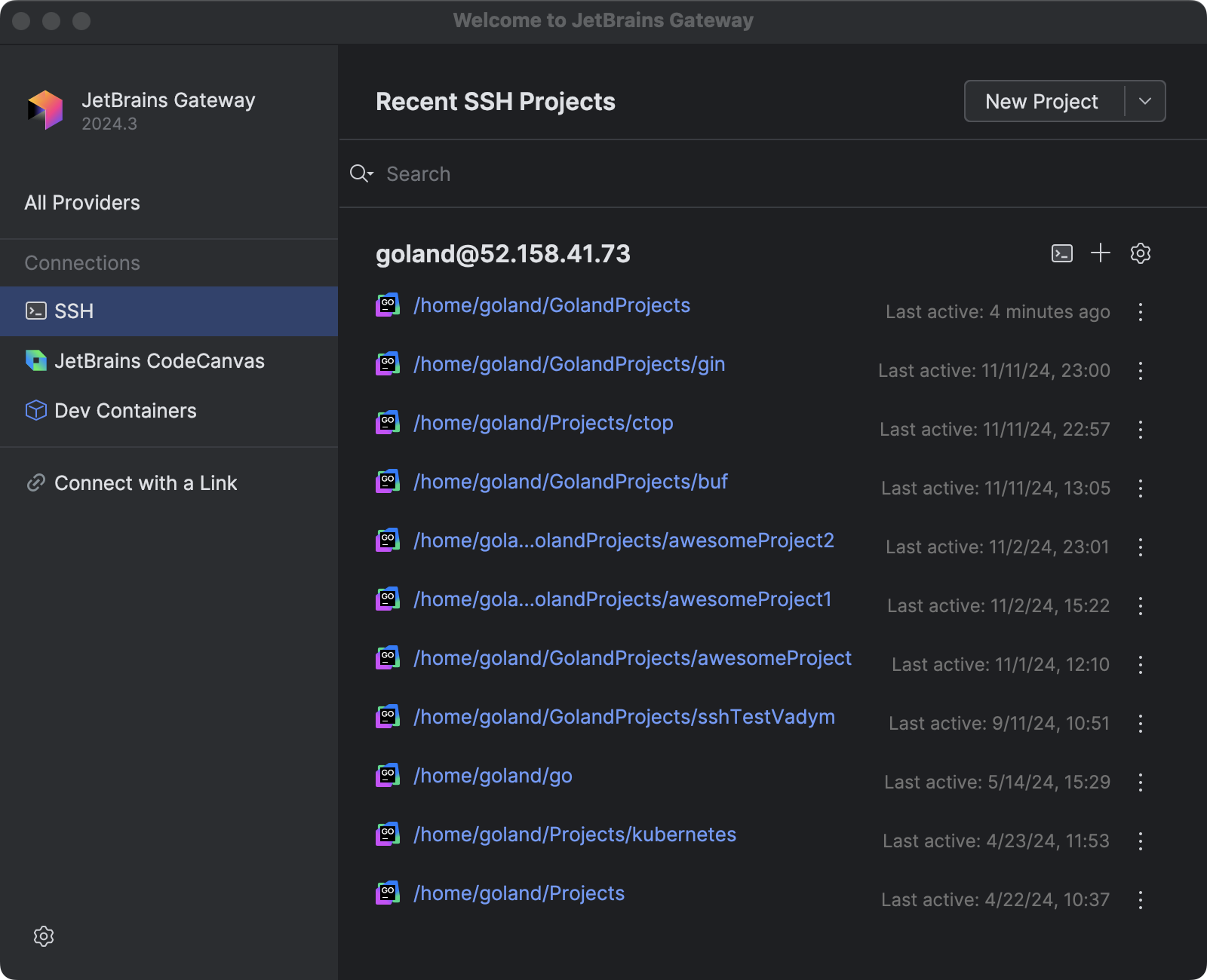 最近项目 最近项目