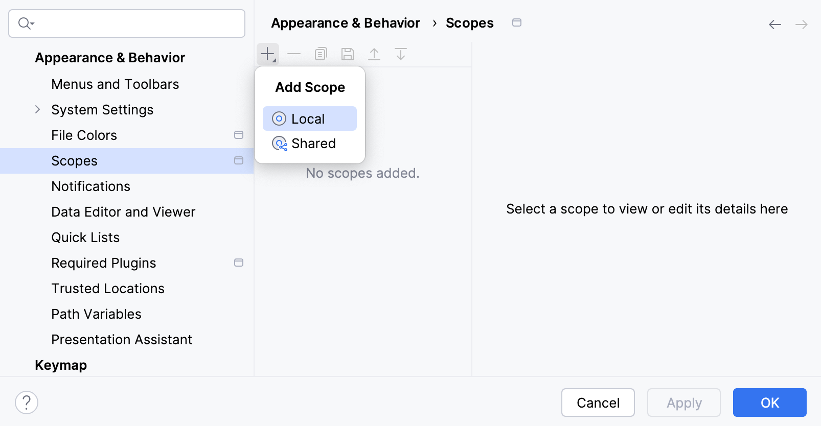 创建新作用域 创建新作用域