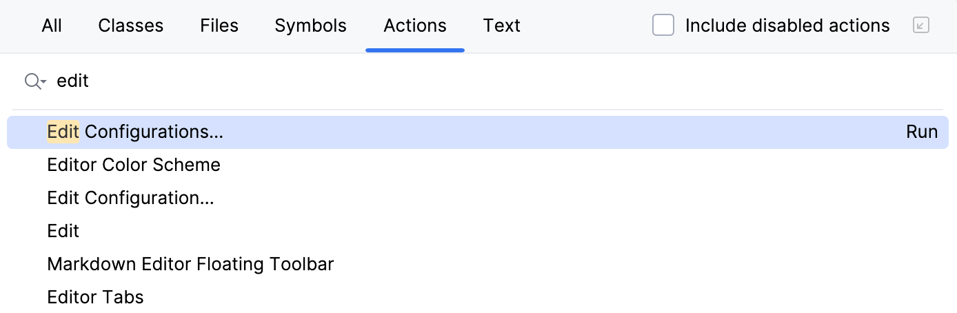 Find Action Find Action