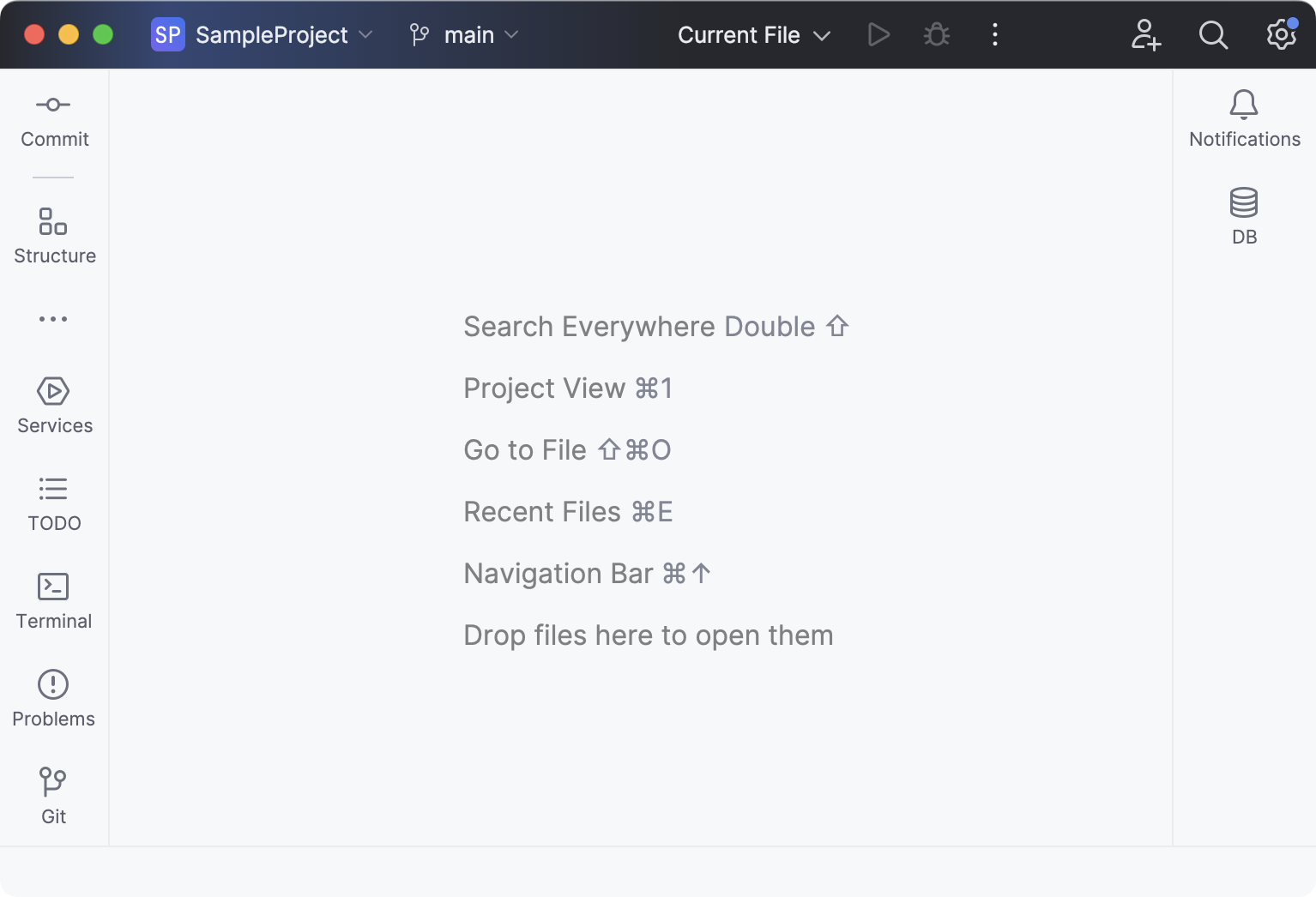 Tool window names enabled Tool window names enabled