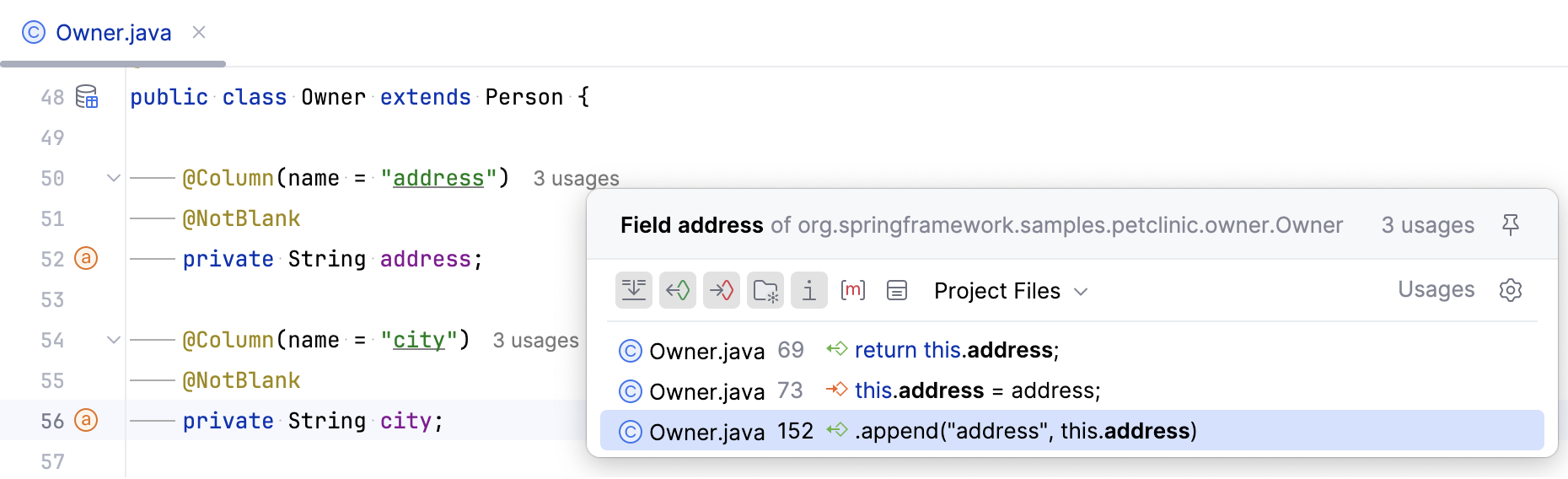 Inlay hint: Usages Inlay hint: Usages