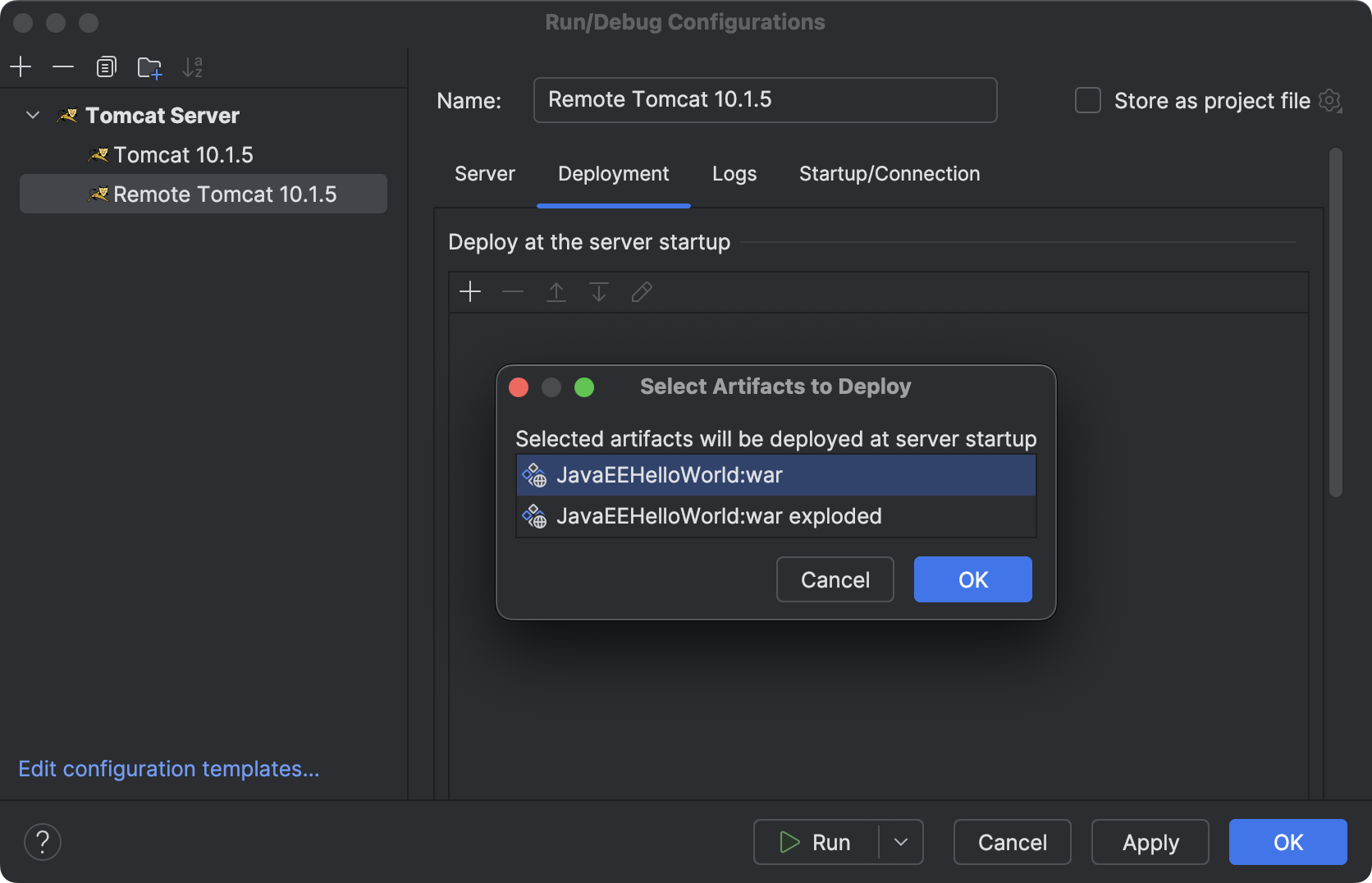 教程:您的第一个 Jakarta EE 应用程序 | IntelliJ IDEA 文档