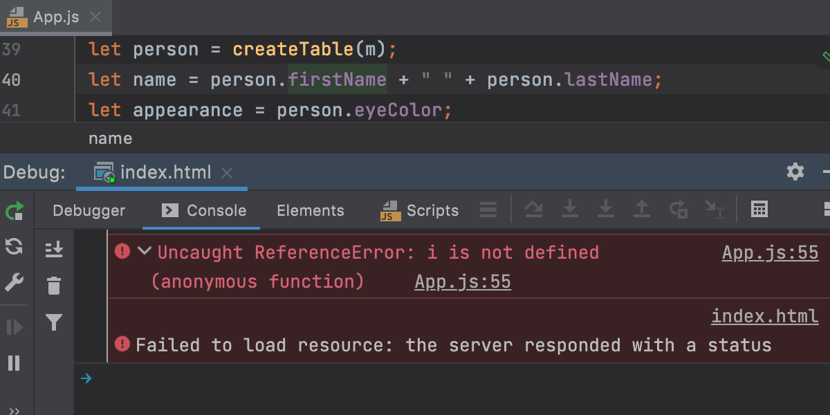 Interactive debugger console | IntelliJ IDEA Documentation