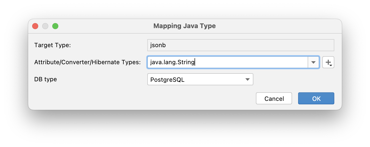 mapping-java-type mapping-java-type