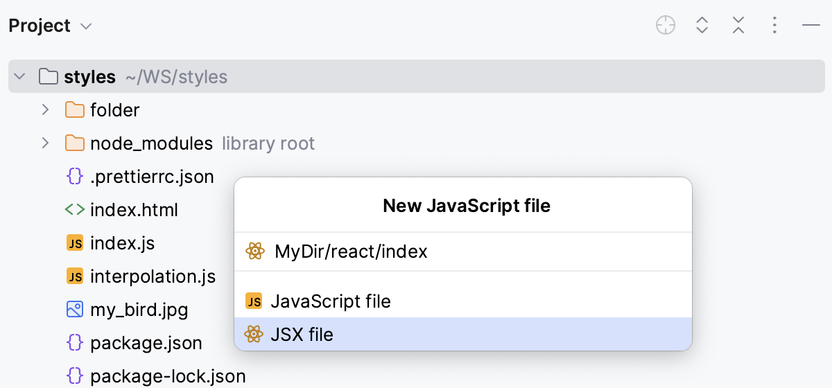 Creating a file from a template Creating a file from a template
