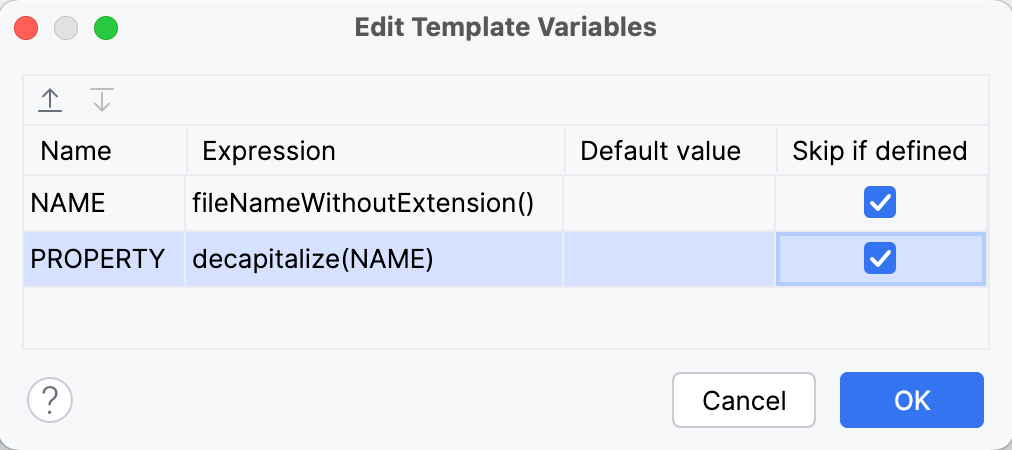 Controller live template variables used in expressions Controller live template variables used in expressions