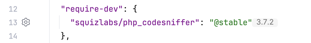 Gutter icon for php_codesniffer settings in composer.json Gutter icon for php_codesniffer settings in composer.json