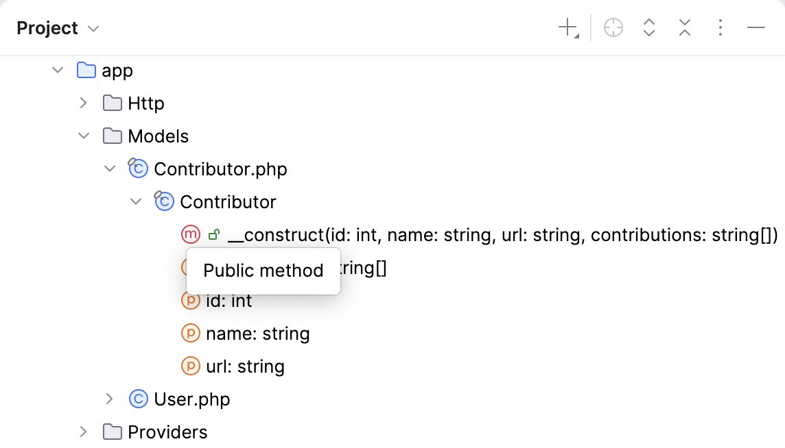 Tooltips in the Project tool window Tooltips in the Project tool window