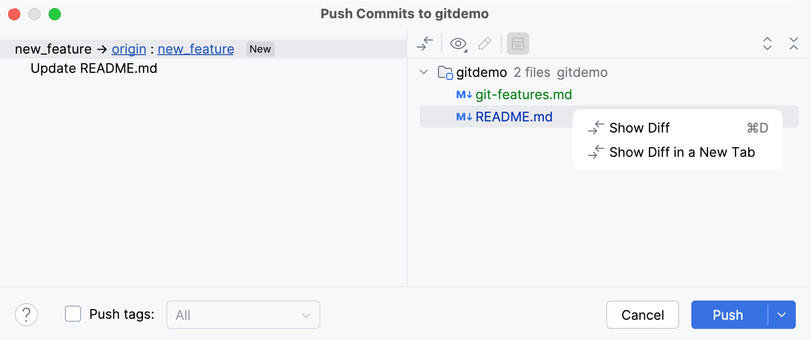 Push commits Push commits