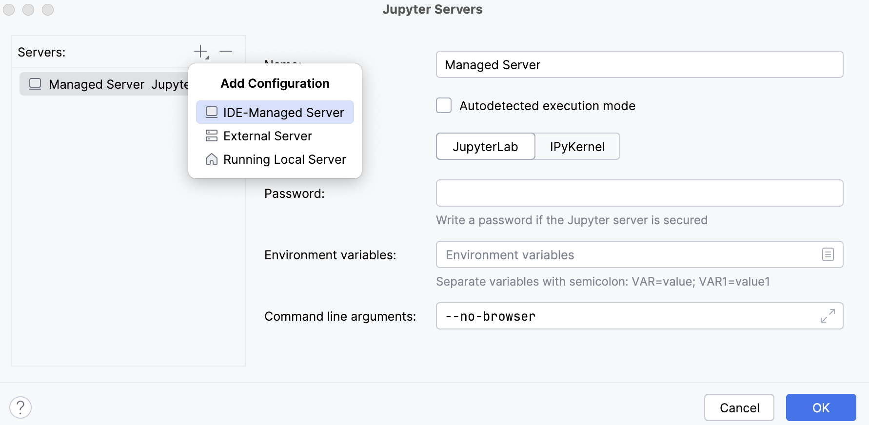 Add a Managed Server