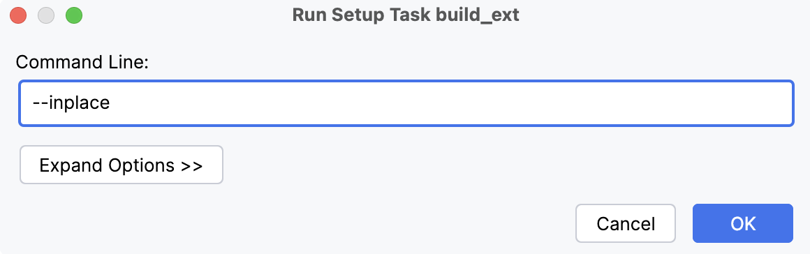 Adding a command-line argument Adding a command-line argument