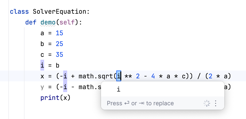 Extracting a variable Extracting a variable