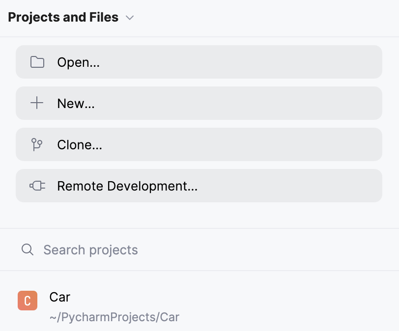 Welcome screen Welcome screen