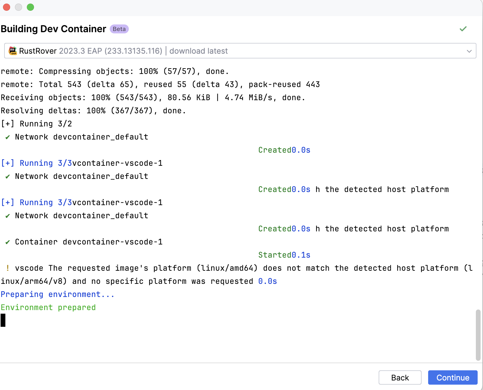 在开发容器中的项目 在开发容器中的项目