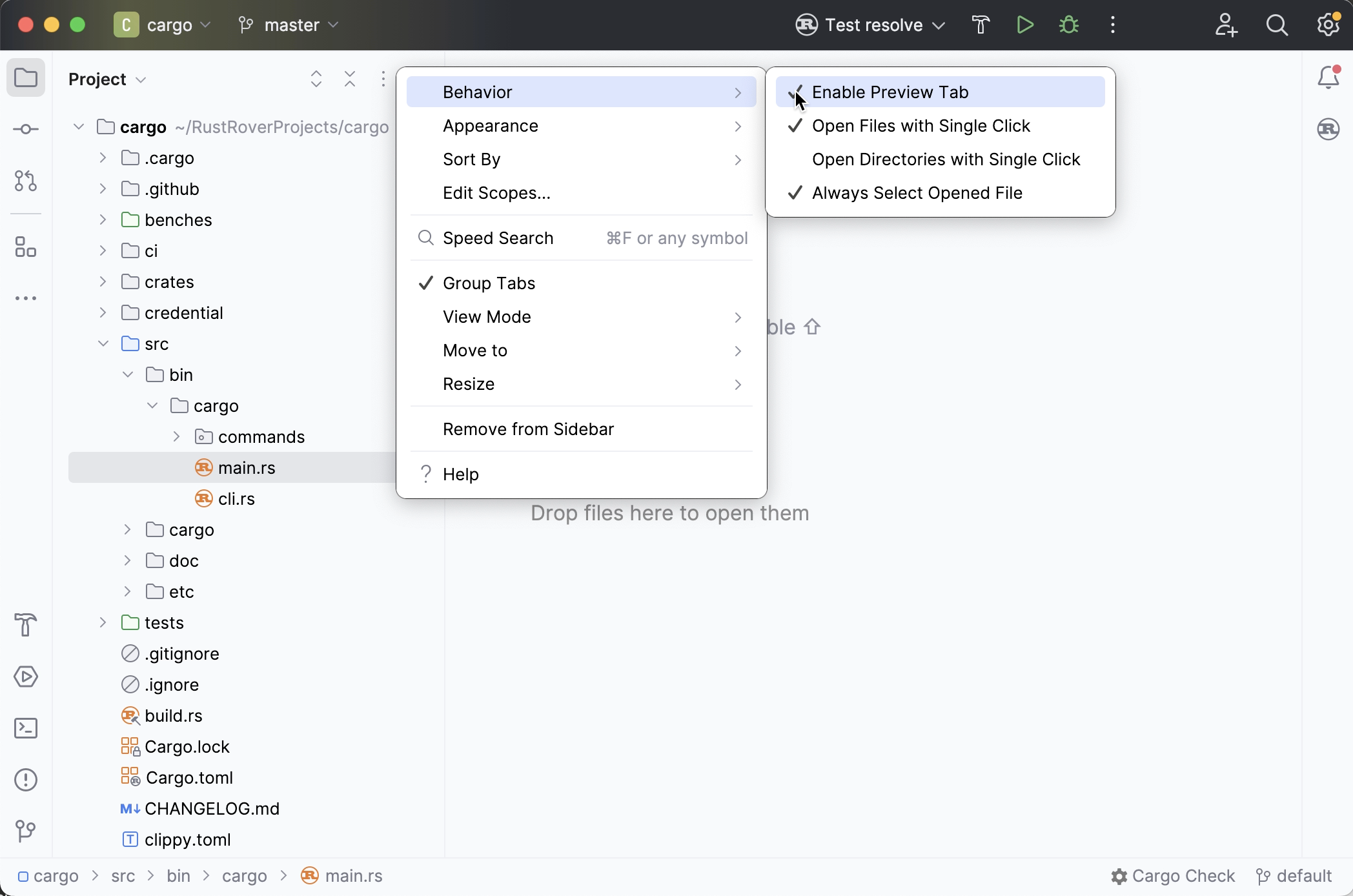 自定义项目视图