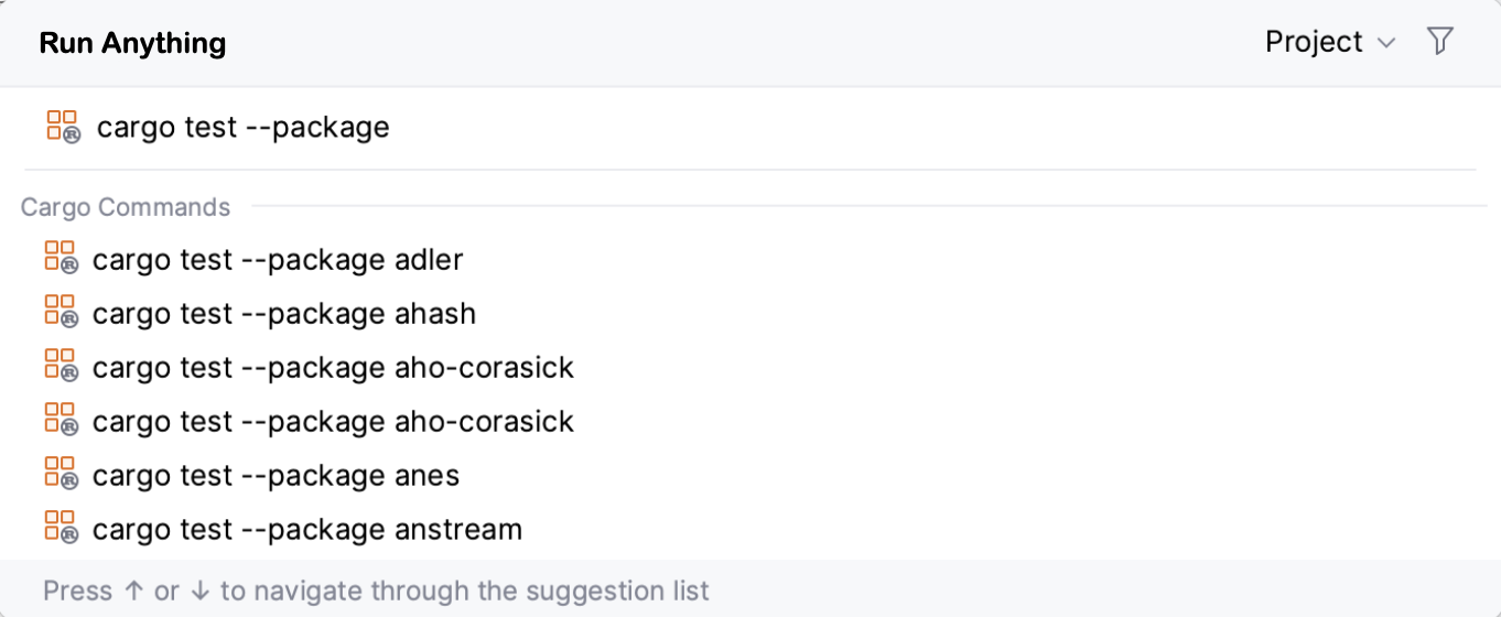 通过 Run Anything 弹窗运行测试 通过 Run Anything 弹窗运行测试