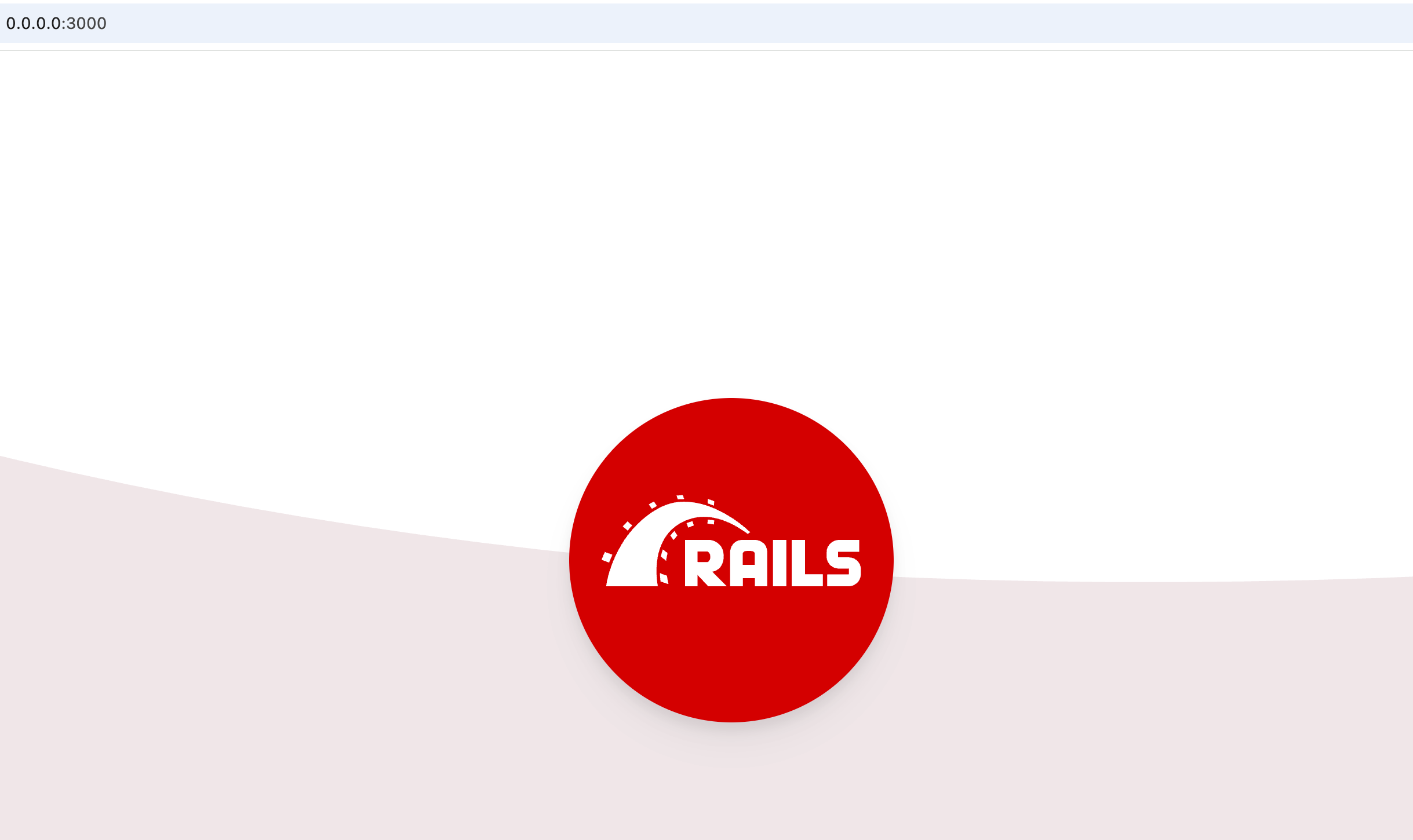 Rails default page