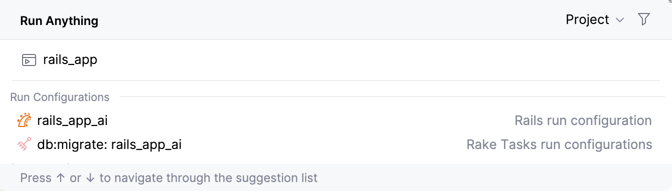 Running your basic application