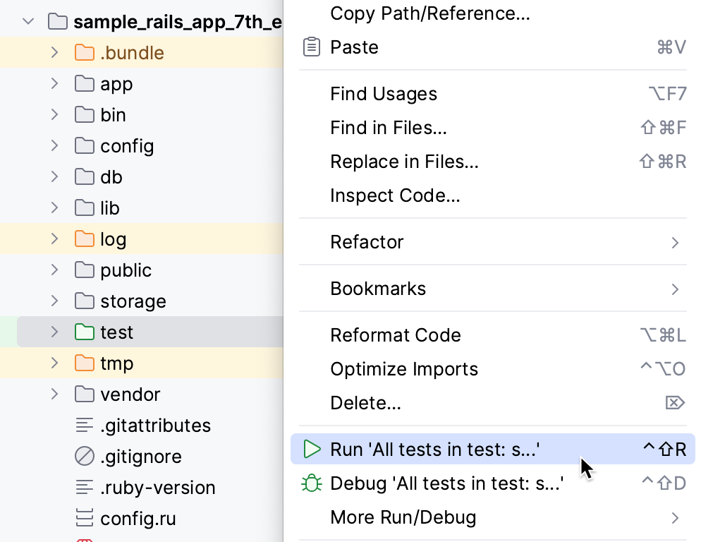 Run all tests in a directory Run all tests in a directory