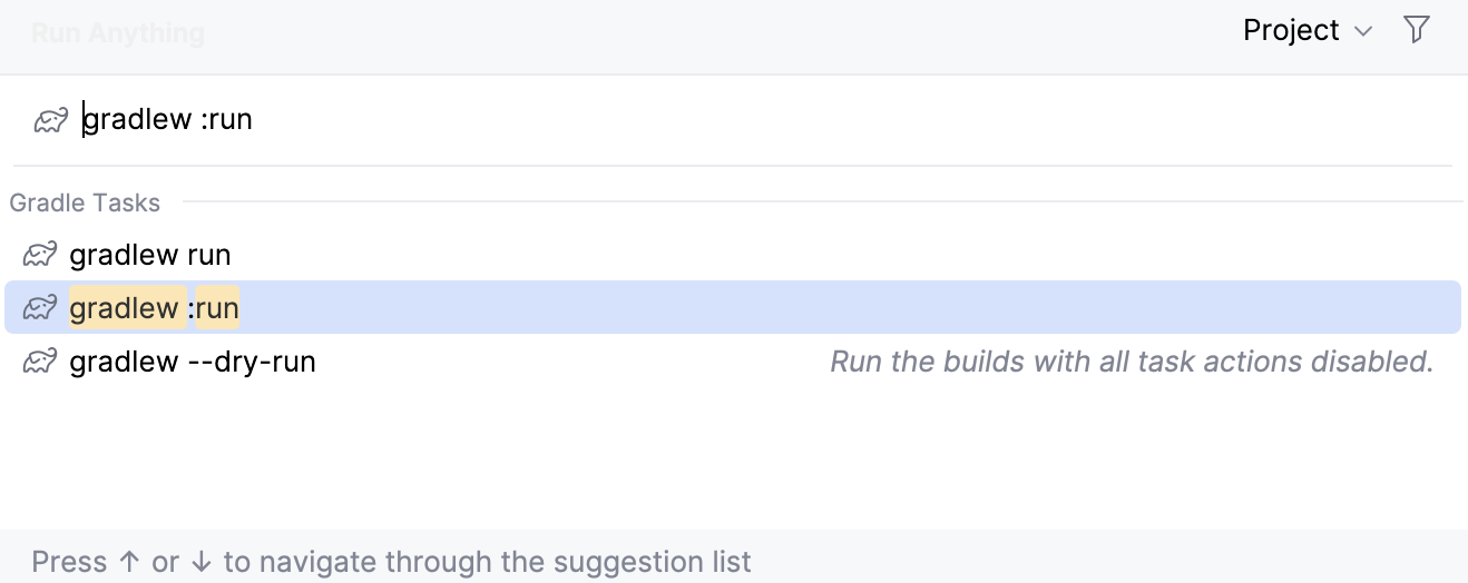 Run anything: gradlew run Run anything: gradlew run