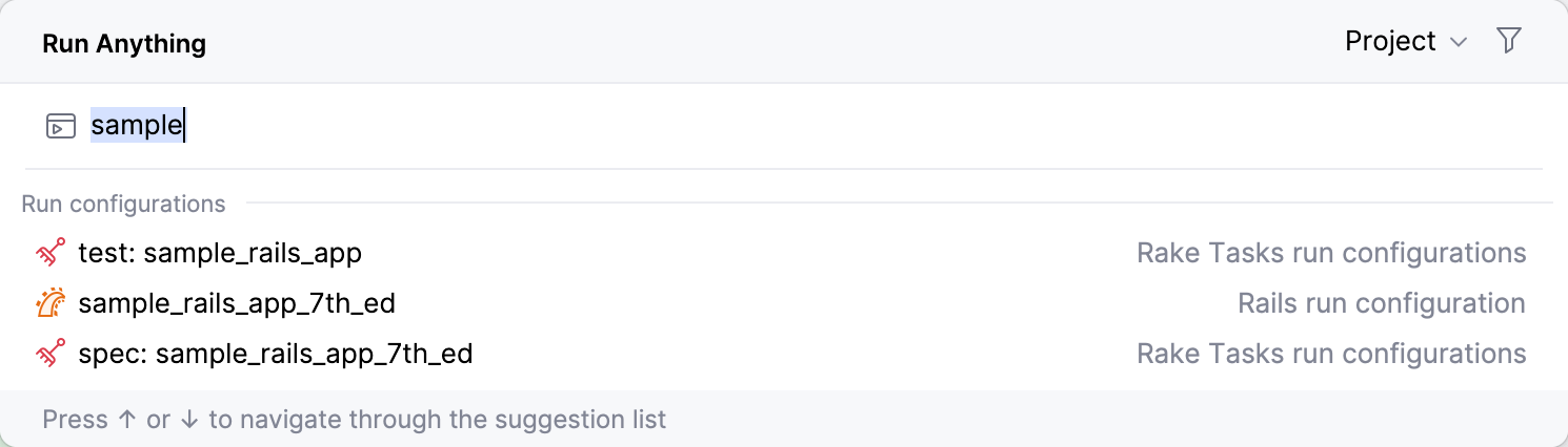 Start run/debug configurations from the Run Anything popup Start run/debug configurations from the Run Anything popup