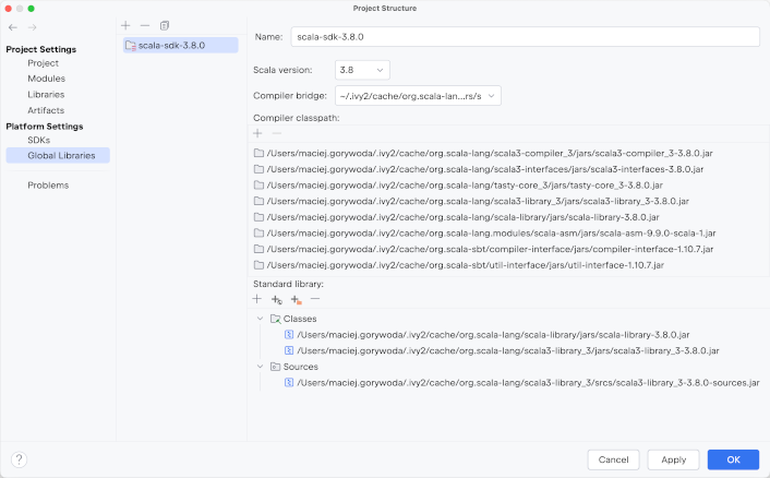 Scala version update