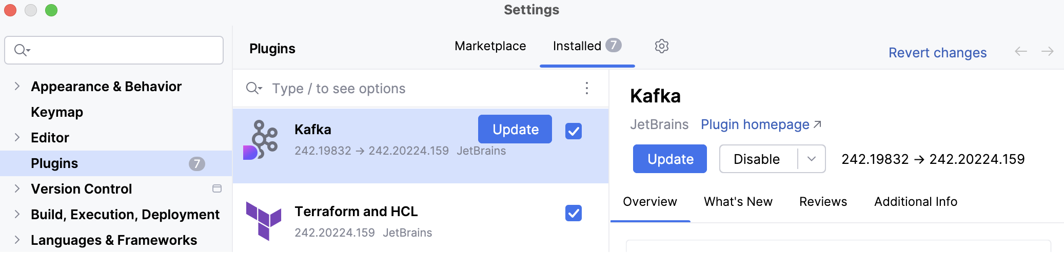 Update plugins Update plugins