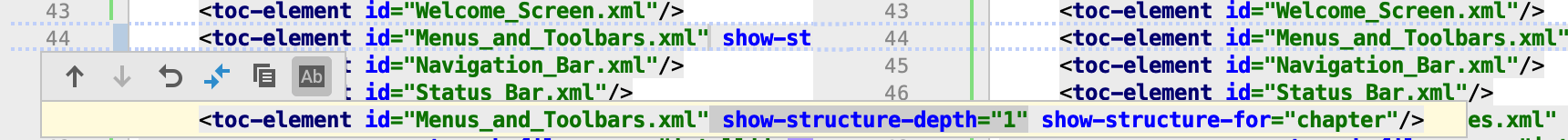 the change toolbar the change toolbar