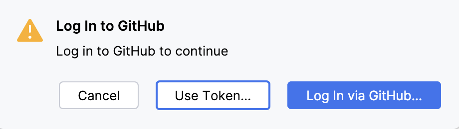Expired token warning Expired token warning