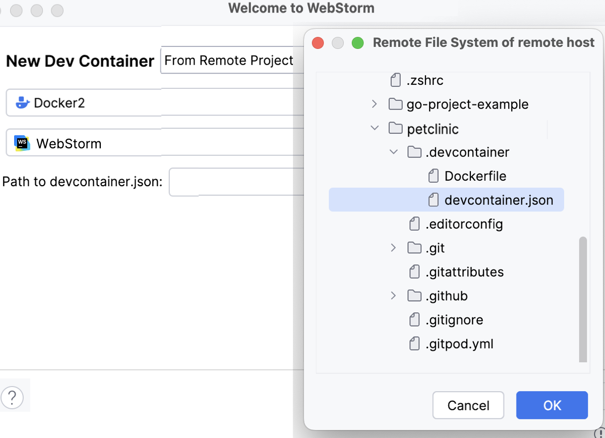JSON file from a remote file system JSON file from a remote file system