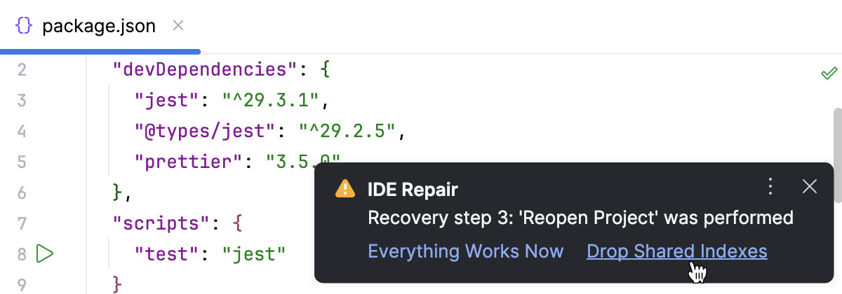 The third step of IDE Repair The third step of IDE Repair