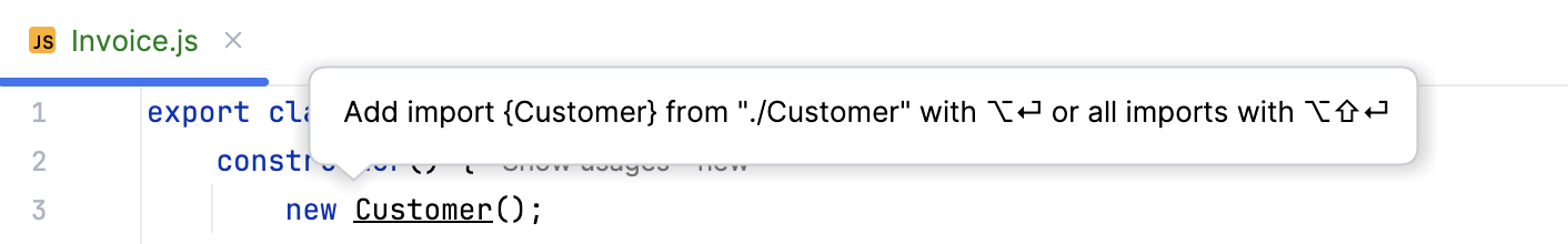 Add ES6 imports via an auto-import tooltip Add ES6 imports via an auto-import tooltip