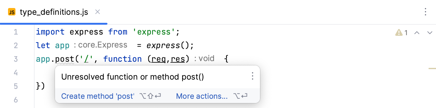 Symbol not resolved without d.ts Symbol not resolved without d.ts