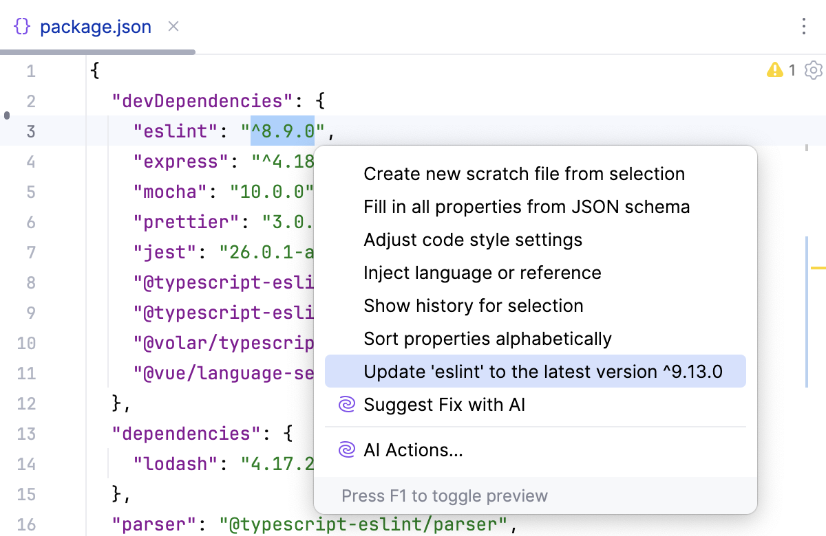 Update package to latest version: quick-fix Update package to latest version: quick-fix