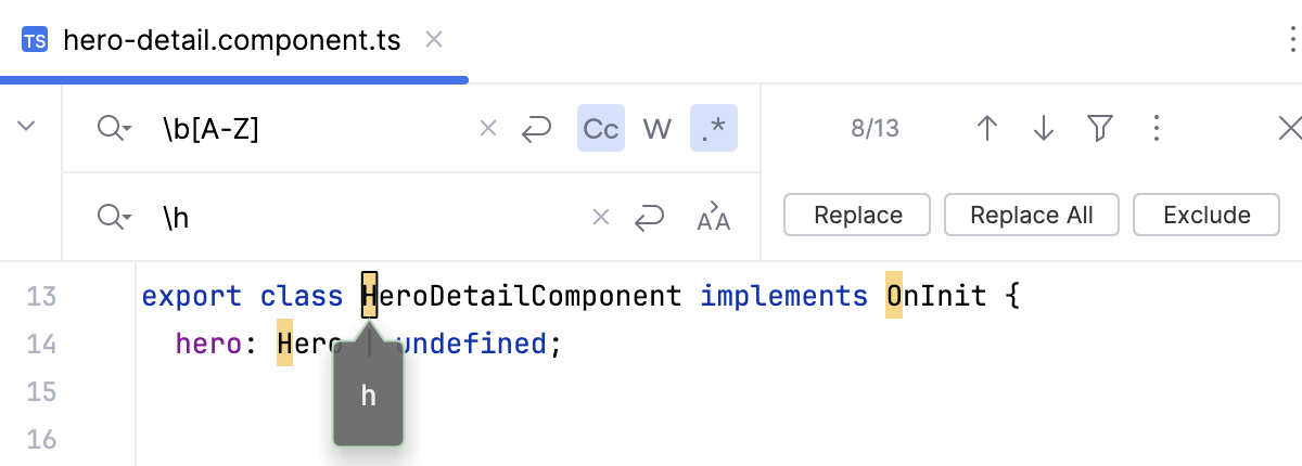 Replacement hints Replacement hints