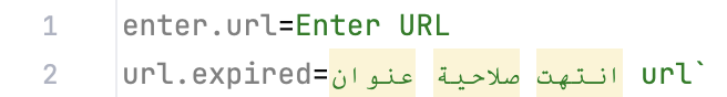 Bidirectional strings: left to right Bidirectional strings: left to right