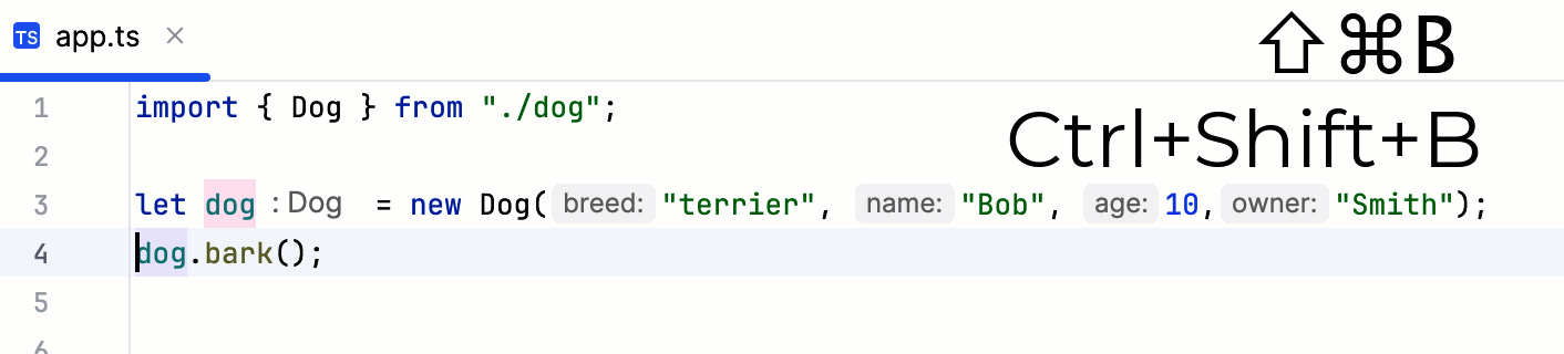 Go To Declaration and Go To Type Declaration lead to different places