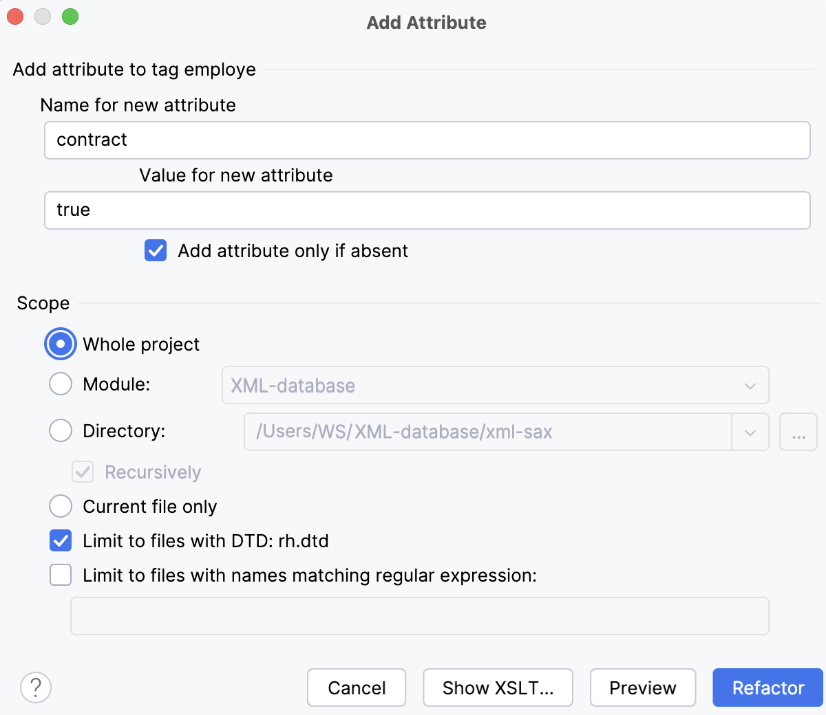 Add an attribute to a tag Add an attribute to a tag