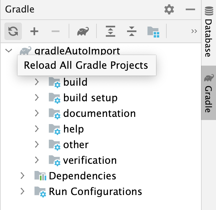 重新加载所有 Gradle 项目 重新加载所有 Gradle 项目