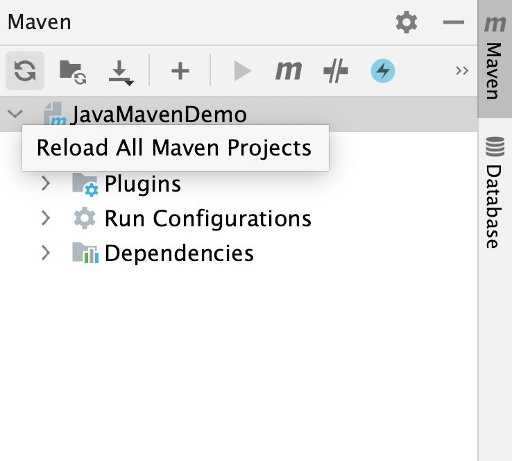 重新加载所有 Maven 项目 重新加载所有 Maven 项目